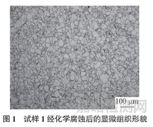 GH4169鎳基高溫合金晶粒度評定的影響因素